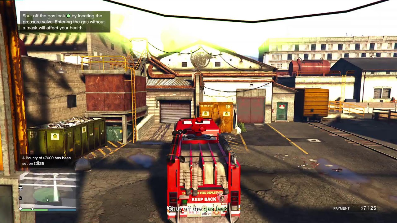 GTA 5 Fire Brigade mission