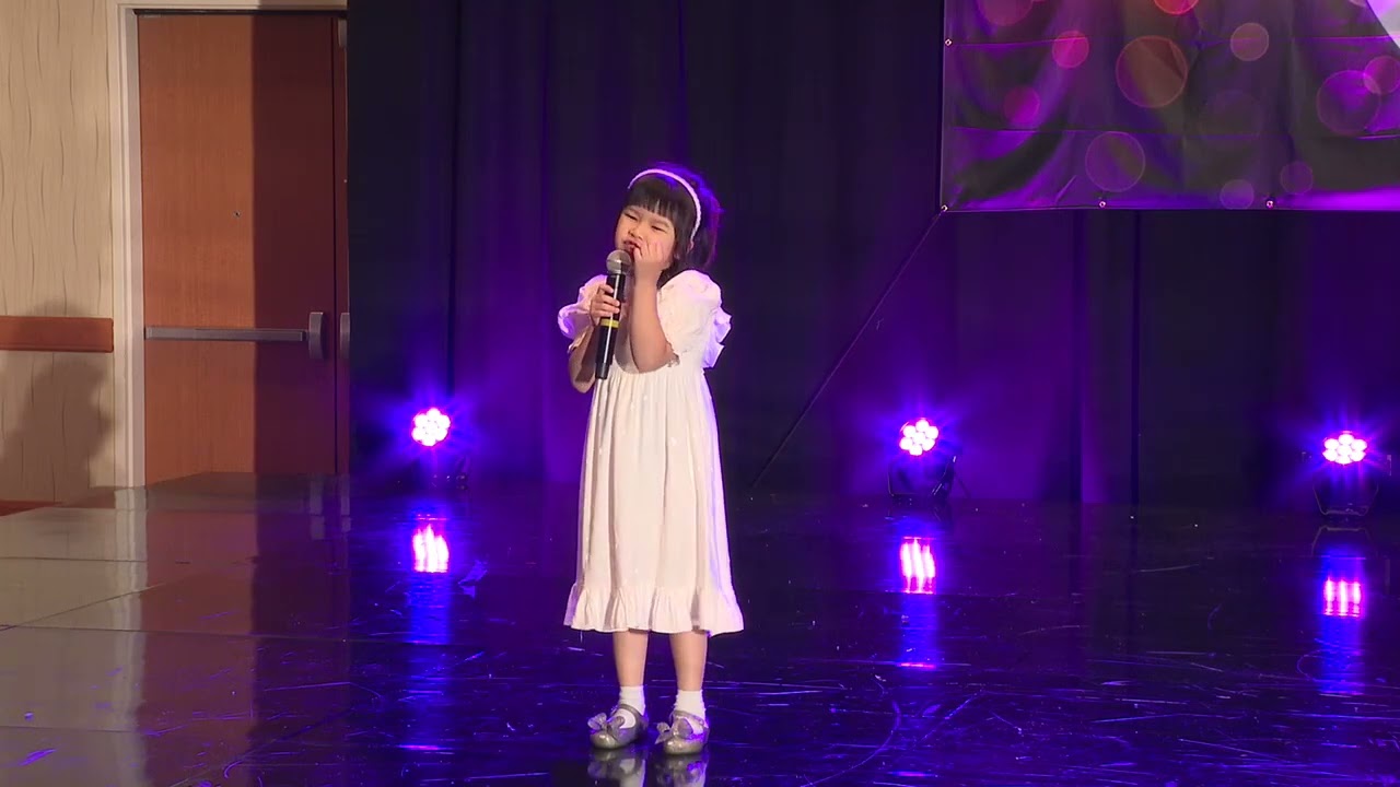 WCOPA 2022 Beautiful in white (Vocal Pop) #5yearsold #kidsinging  #wcopa