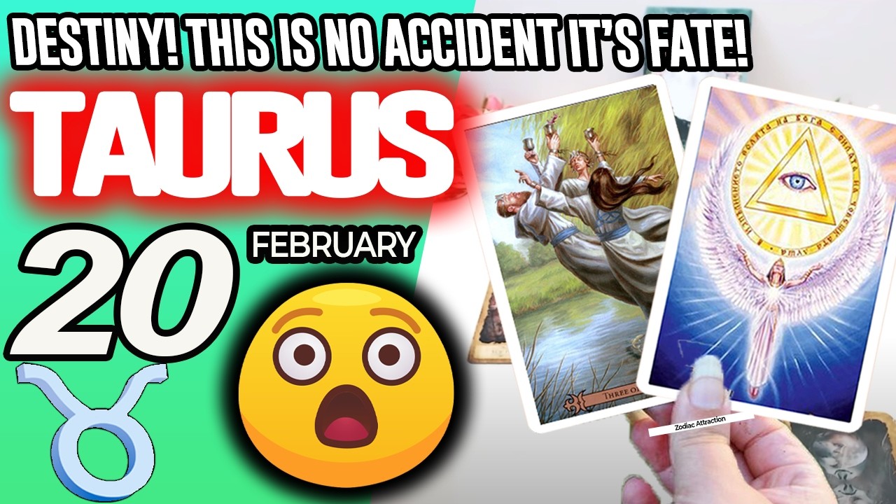 Taurus ♉😲DESTINY! THIS IS NO ACCIDENT IT&rsquo;S FATE!👀 horoscope for today FEBRUARY 20 2026 ♉ #taurus