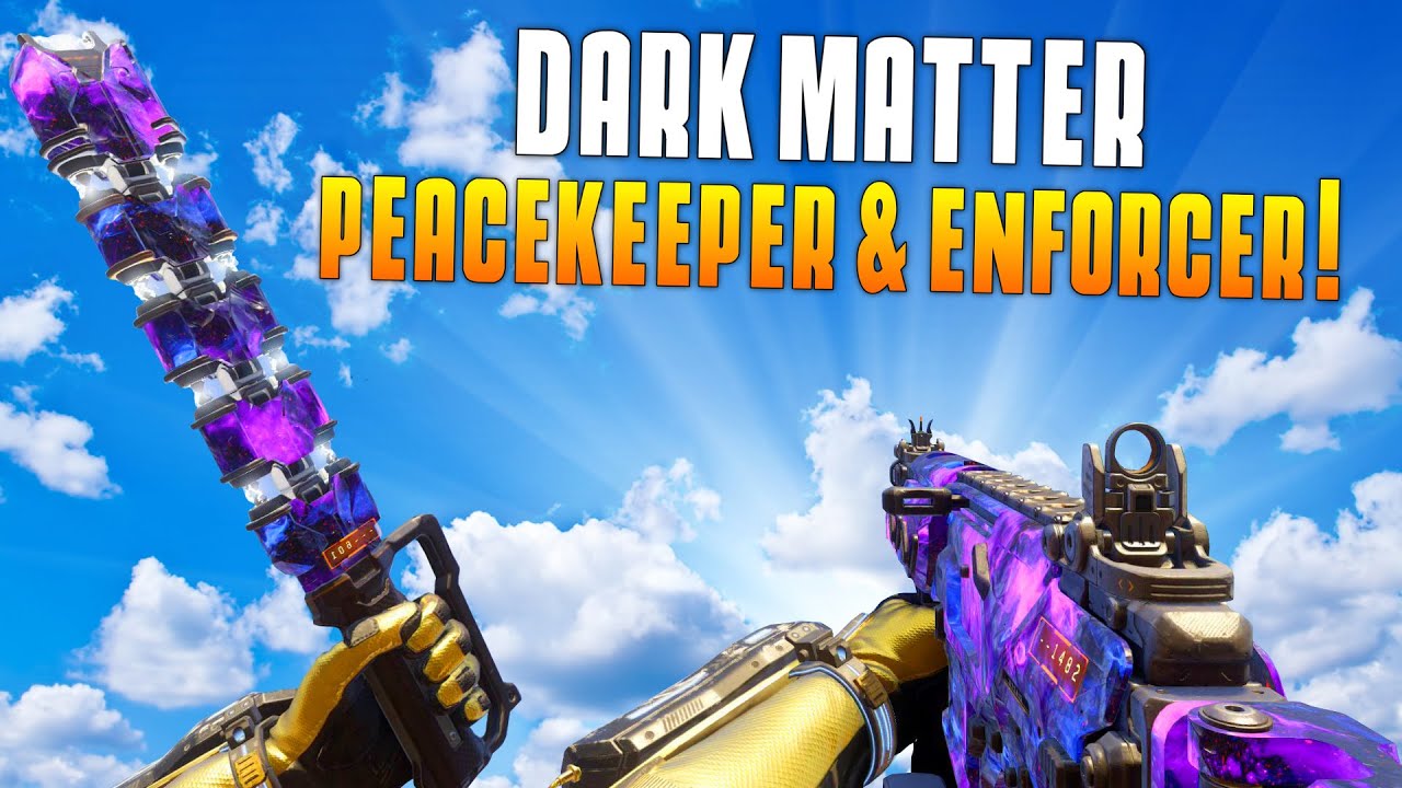 КАМУФЛЯЖ «ТЁМНАЯ МАТЕРИЯ» РАЗБЛОКИРОВАН ДЛЯ PEACEKEEPER MK2 И ENFORCER! (Смешные моменты BO3)