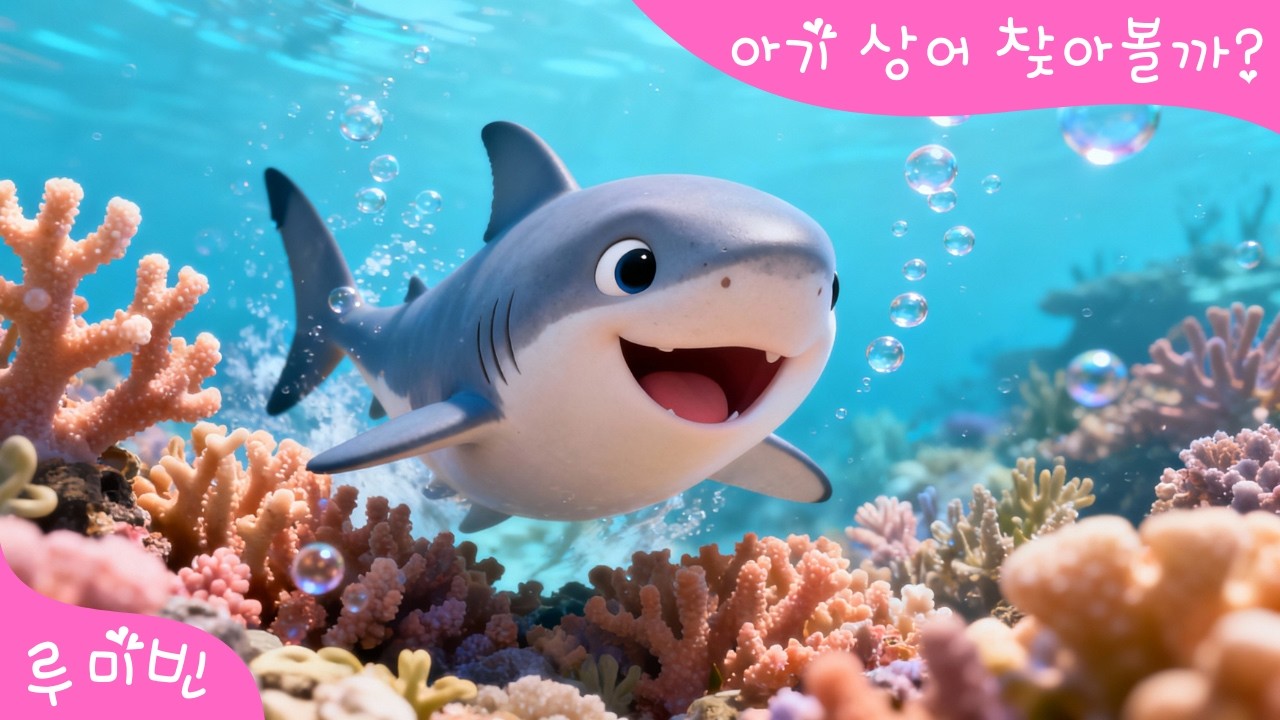 🦈아기 상어 찾았다!🌊 | 찾았다! 찾았다! 요기 있지~ | 유아동요 | 루미빈 |