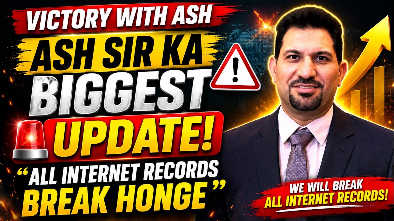 🚨 Victory With Ash | ASH SIR'S BIGGEST UPDATE! 😱 