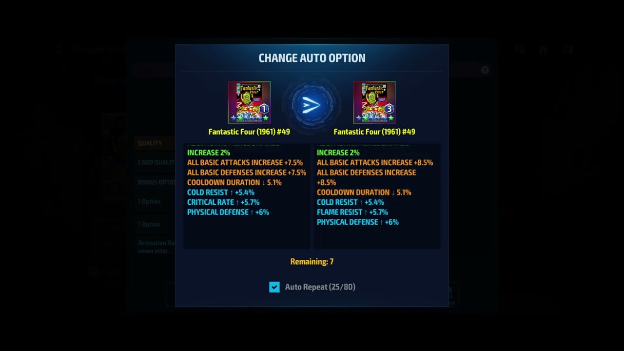 Fantastic (Four) roll