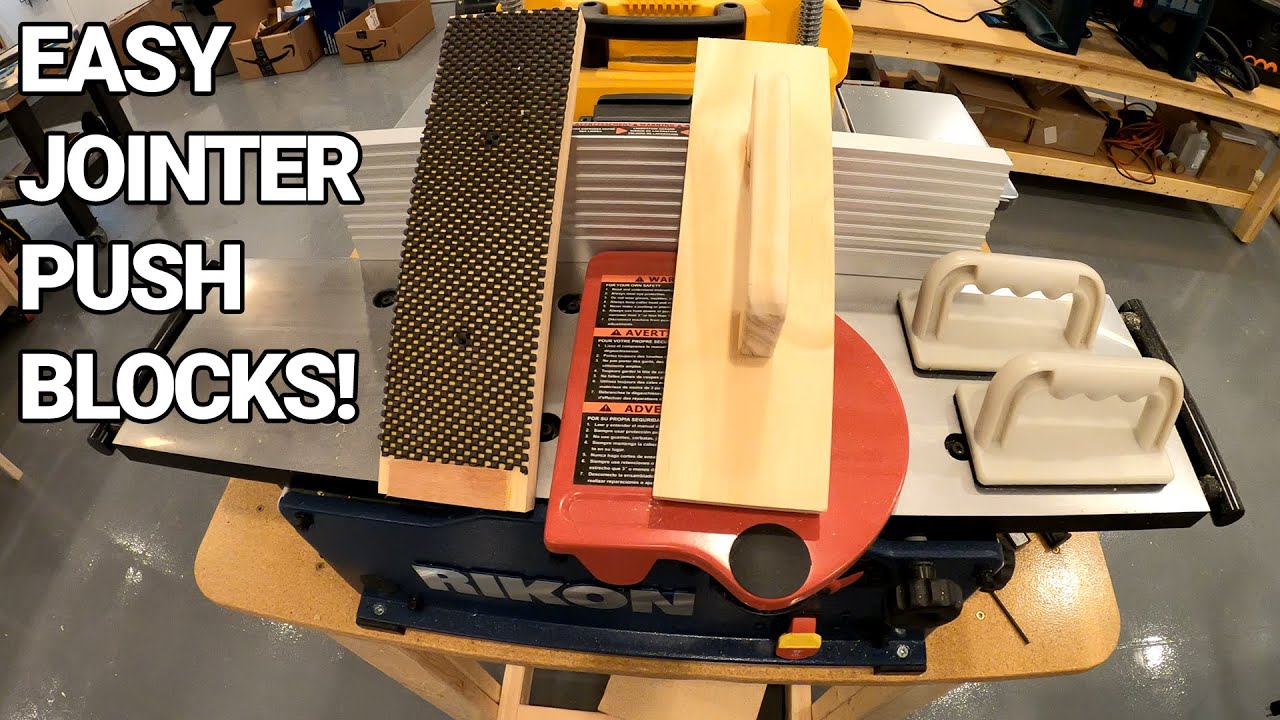How To Make Super Simple Jointer Push Blocks For Free