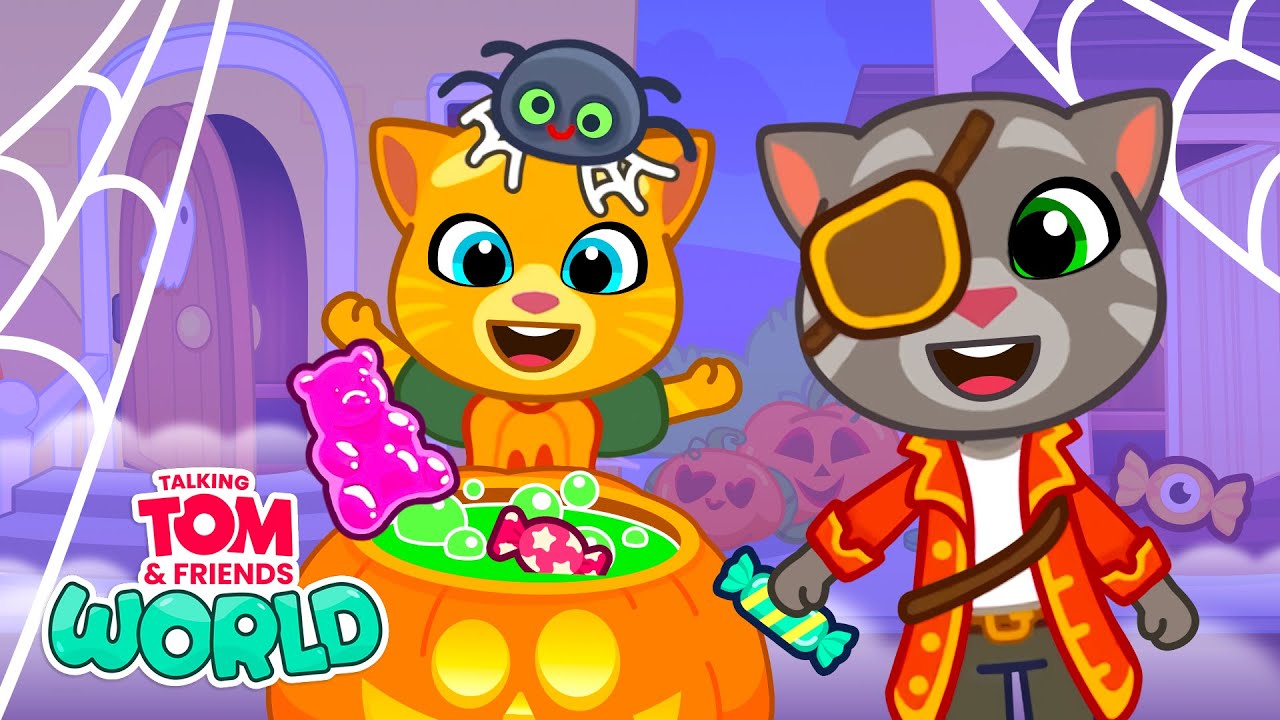 Where’s the Halloween Candy?! 🍬🎃 Talking Tom & Friends: World Gameplay (Halloween Update)