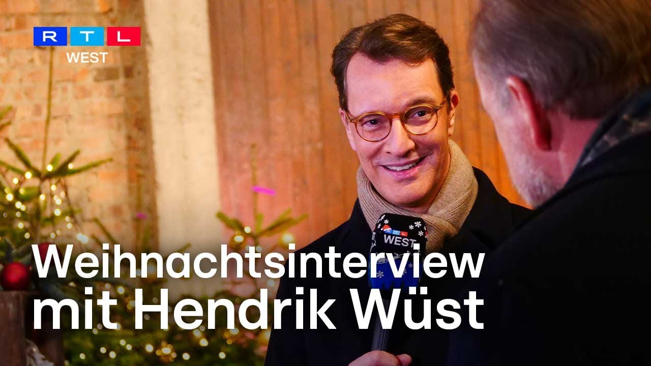 NRW-Ministerpr&auml;sident Hendrik W&uuml;st (CDU) im RTL WEST Weihnachtsinterview | RTL WEST