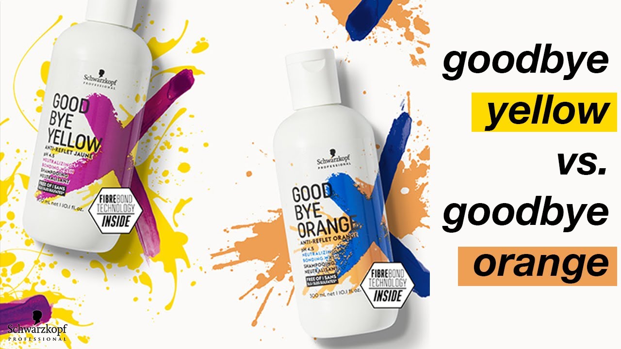 What's the difference between 🍊 Goodbye Orange & 🍋 Goodbye Yellow? | Schwarzkopf Professional