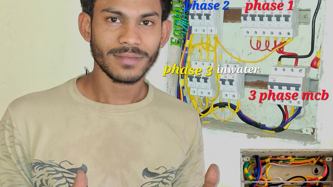 3 phase mcb wiring full video 