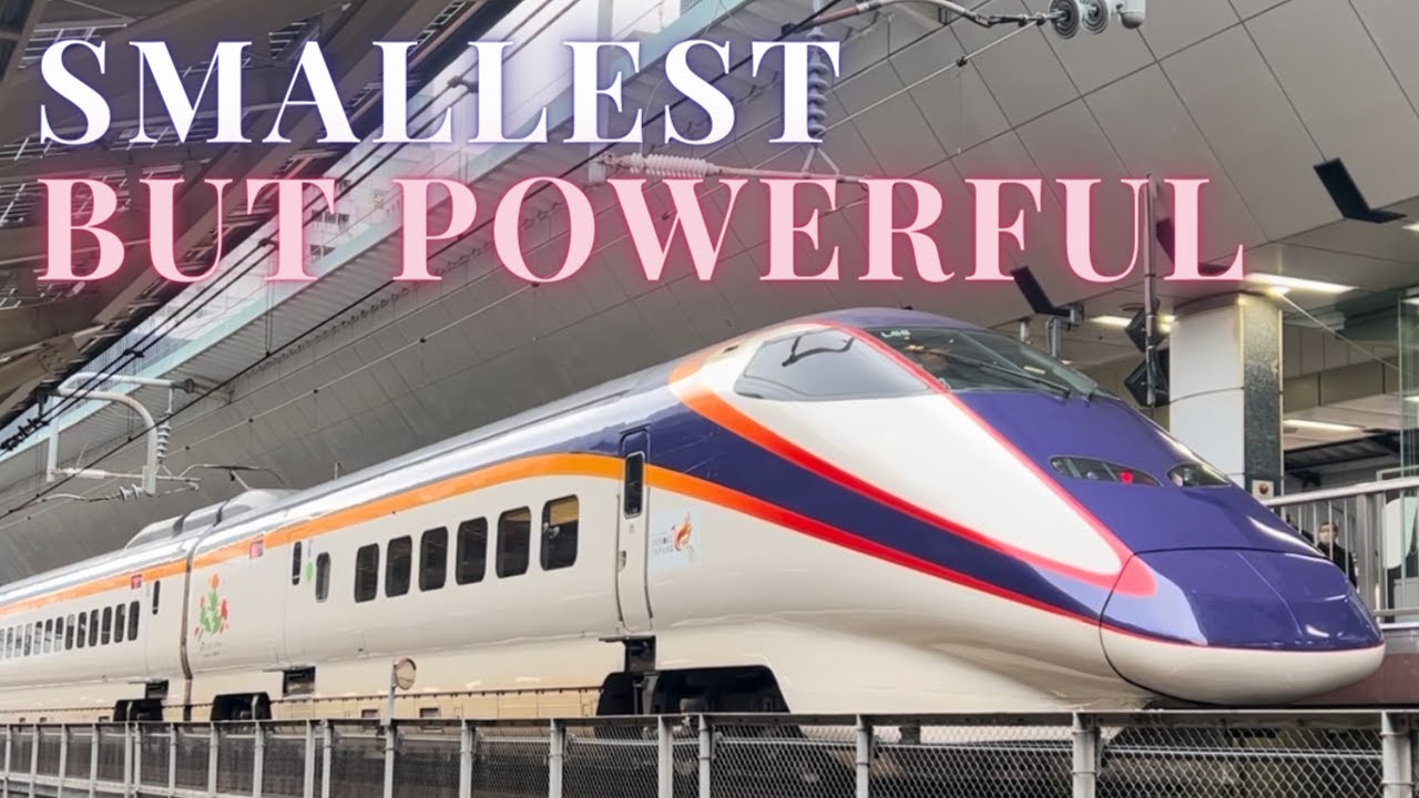 Rare Shinkansen Tsubasa E3 Series running on conventional lines🚄Shinkansen coupling😊