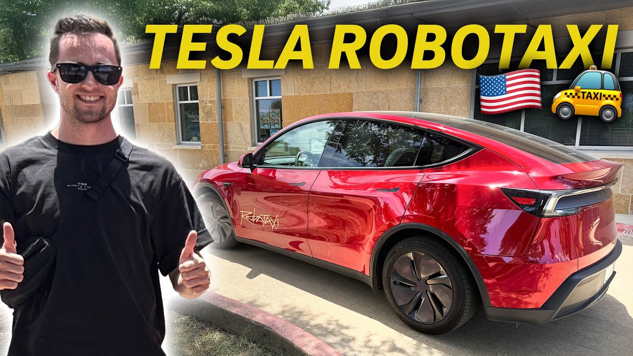 Wir fahren mit Teslas Robotaxi in Austin! 🚕