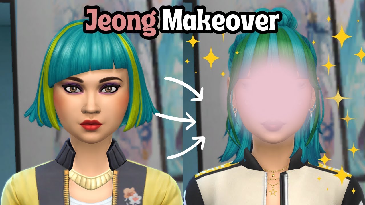 Giving Venessa Jeong the Makeover She Deserves 💚 | The Sims 4 EA Townie Makeovers