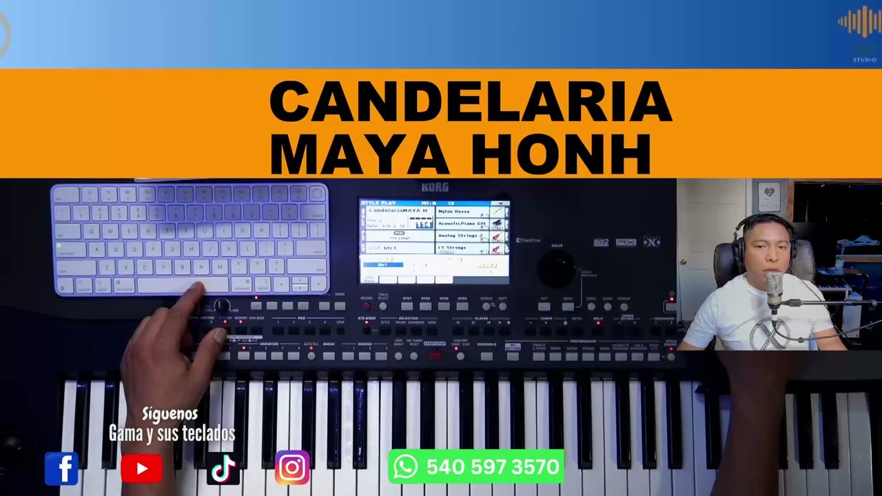 CANDELARIA MAYA HONH RITMOS KORG PA