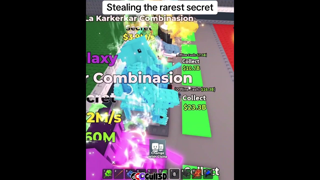 STEALING THE RAREST SECRET on steal a Brainrot