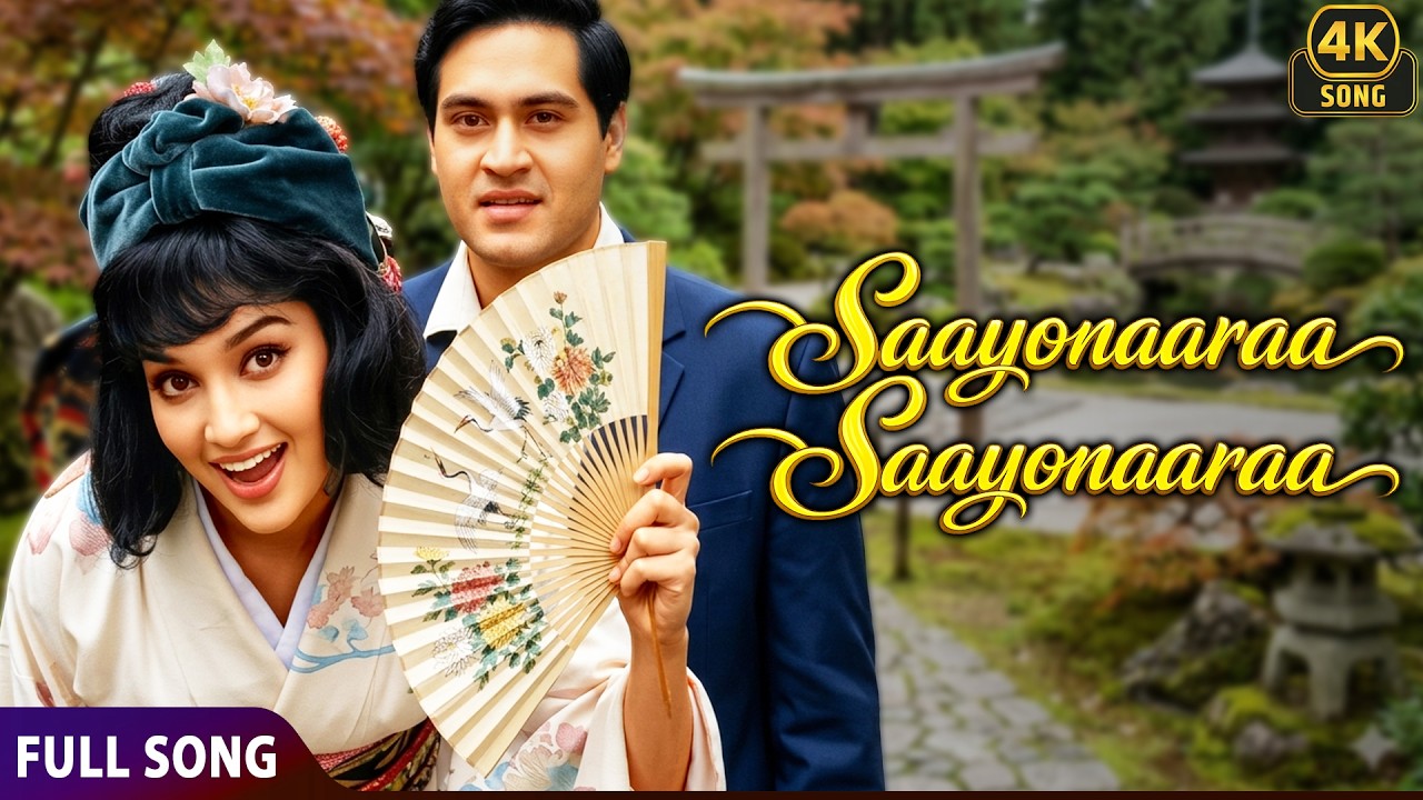 Sayonara Sayonara ❤ Love in Tokyo | Lata Mangeshkar | Joy Mukherjee, Asha Parekh | Bollywood 4K Song