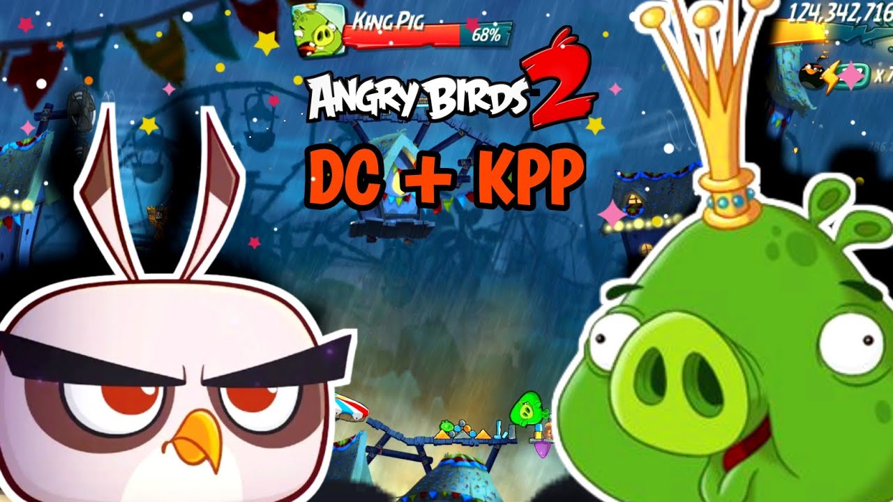 DC Matilda Mayhem Rooms (4-5-6) + King Pig Panic with New Flock member shade 🥳 - Angry Birds 2 😘🤩
