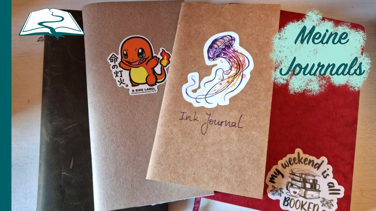 Meine Journals und Kalender | Schreibtischvlog #journal #commonplacebook #ink