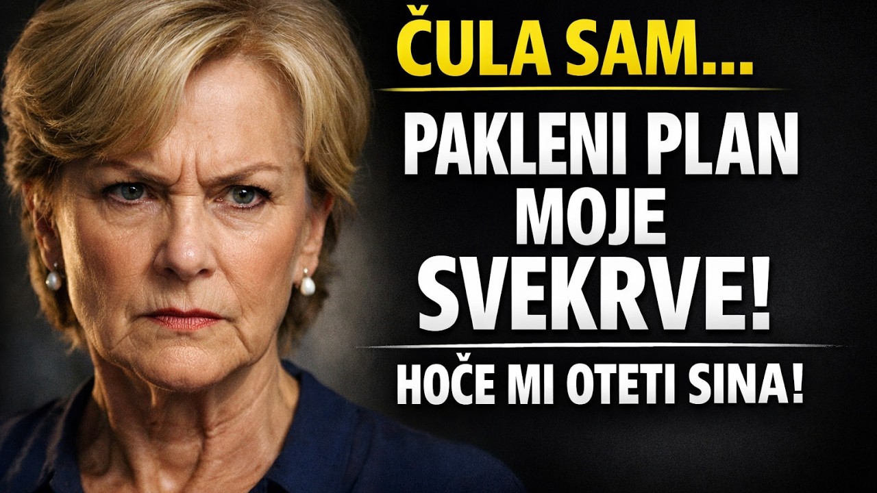 Svekrva je došla na dva dana i slučajno sam čula njen PAKLENI PLAN da mi oduzme sina...