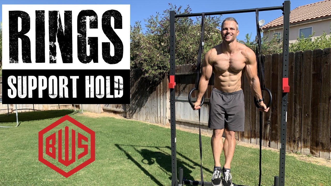 Ring Training progression 1: support position on rings