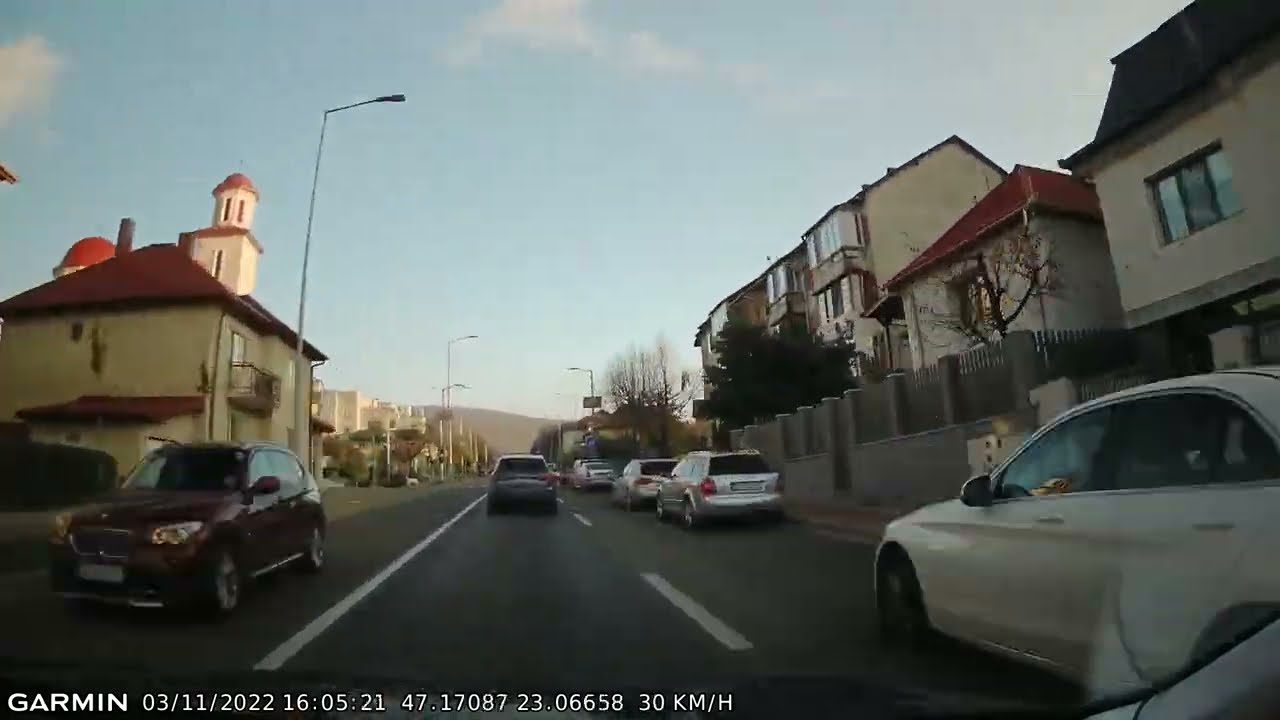 DRIVE #2244: Streets of Zalău (Romania) (timelapse 4x) *Read Description*