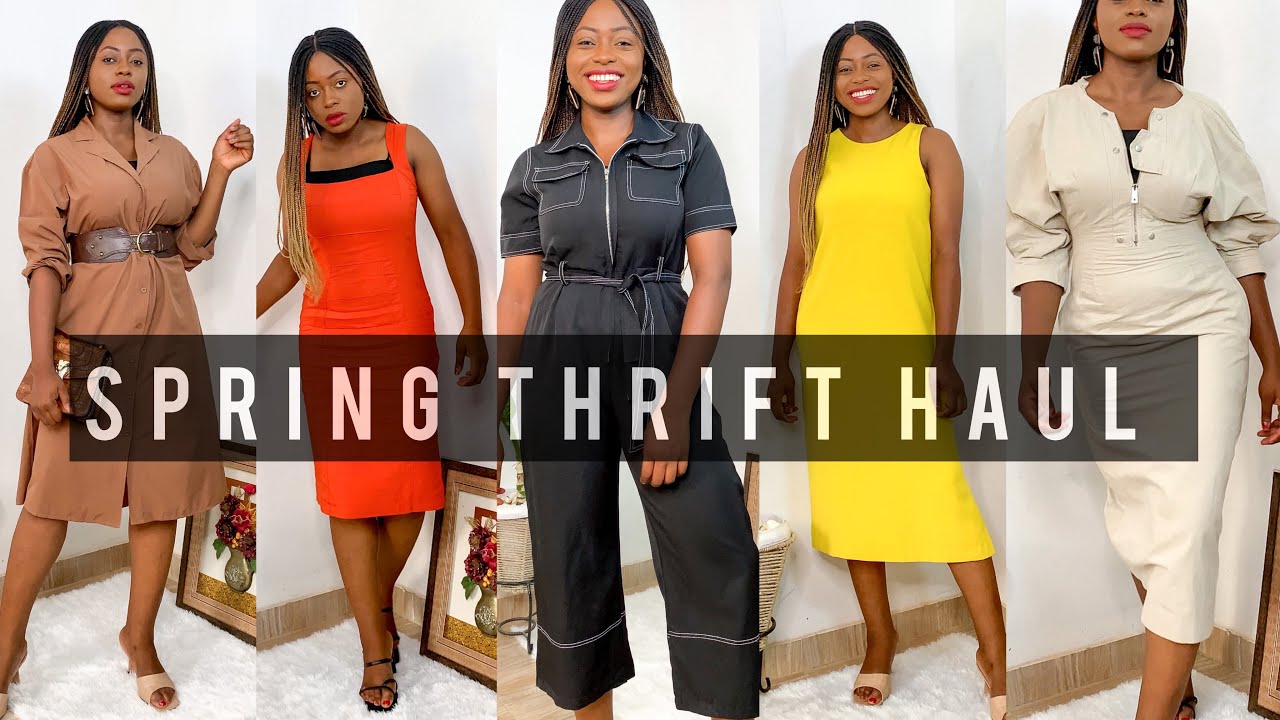SPRING THRIFT HAUL 2021 Try-on | Thrifting in Nigeria