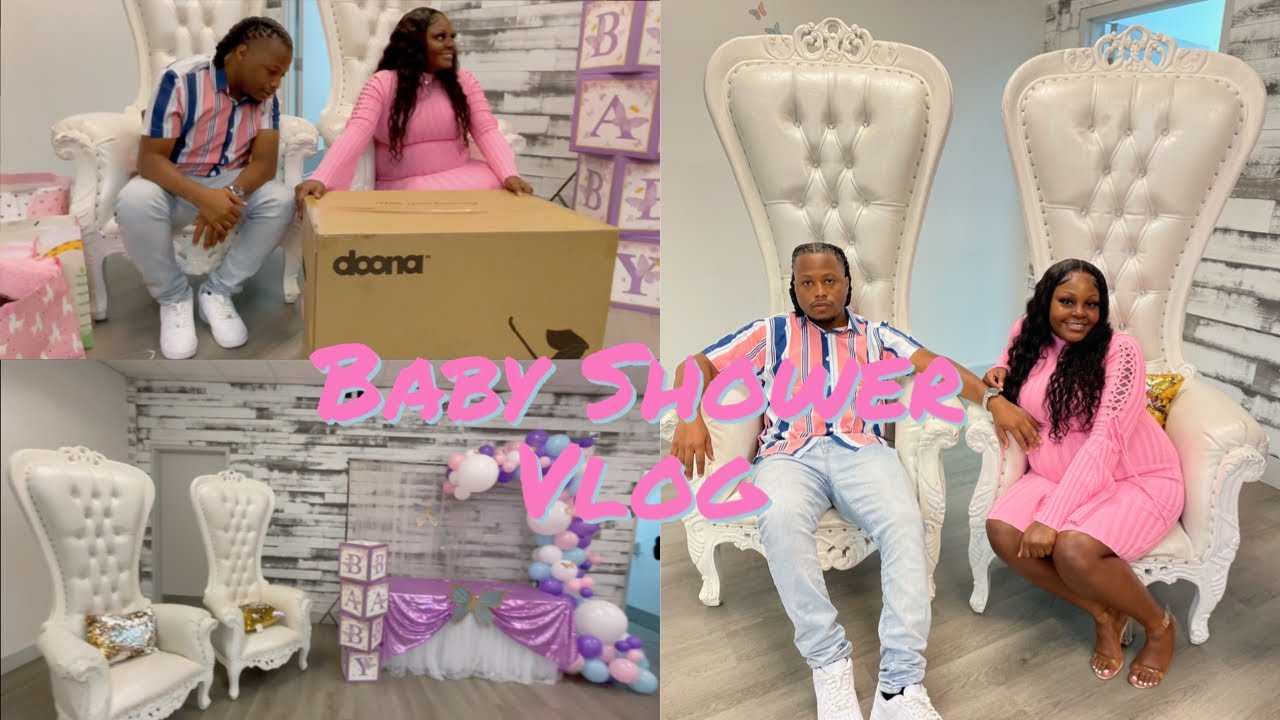 Baby Shower Vlog : DECORATING , OPENING GIFTS