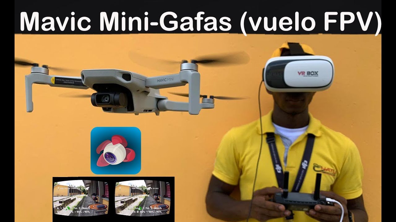 MAVIC MINI VUELO CON GAFAS (FPV) LITCHI en ESPAÑOL