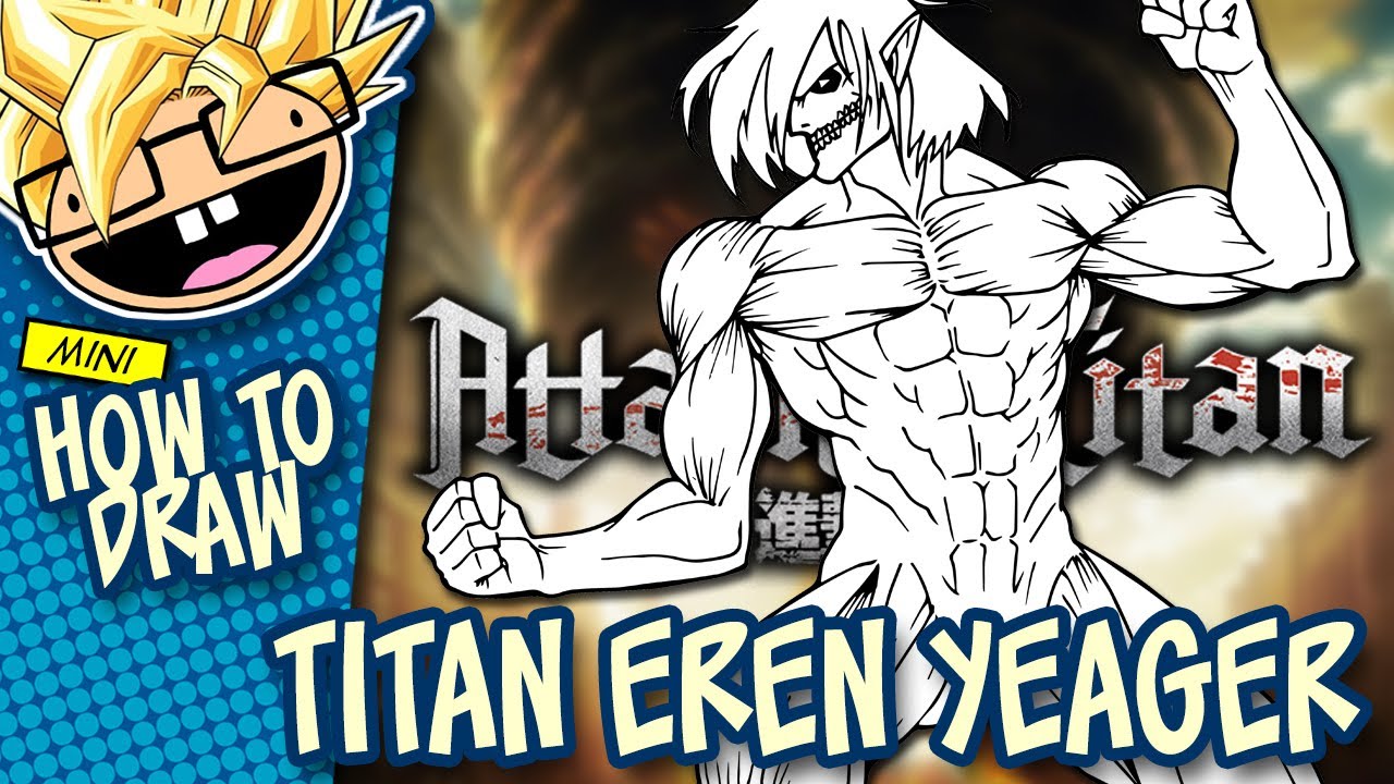 How to Draw EREN YEAGER TITAN FORM (Attack on Titan) | Narrated Easy Step-by-Step Tutorial