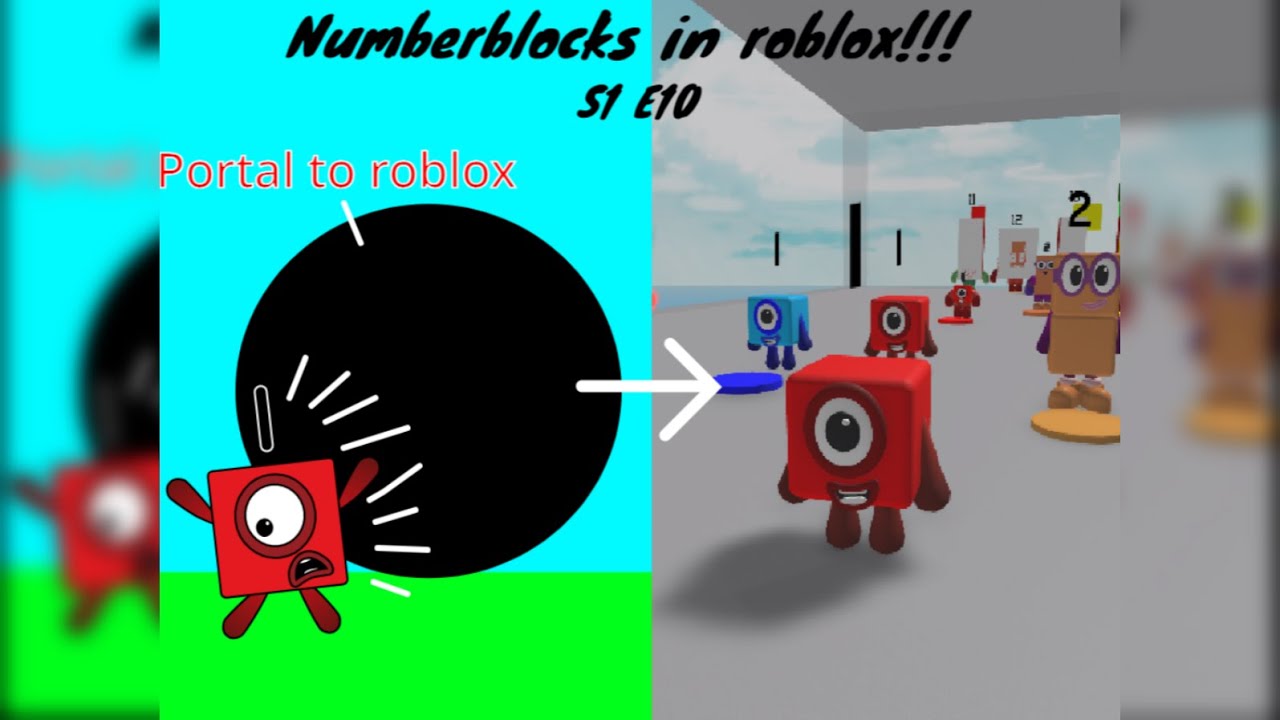 Numberblocks santiaze´s edition S1 E10 - Numberblocks in roblox!!! (P1)