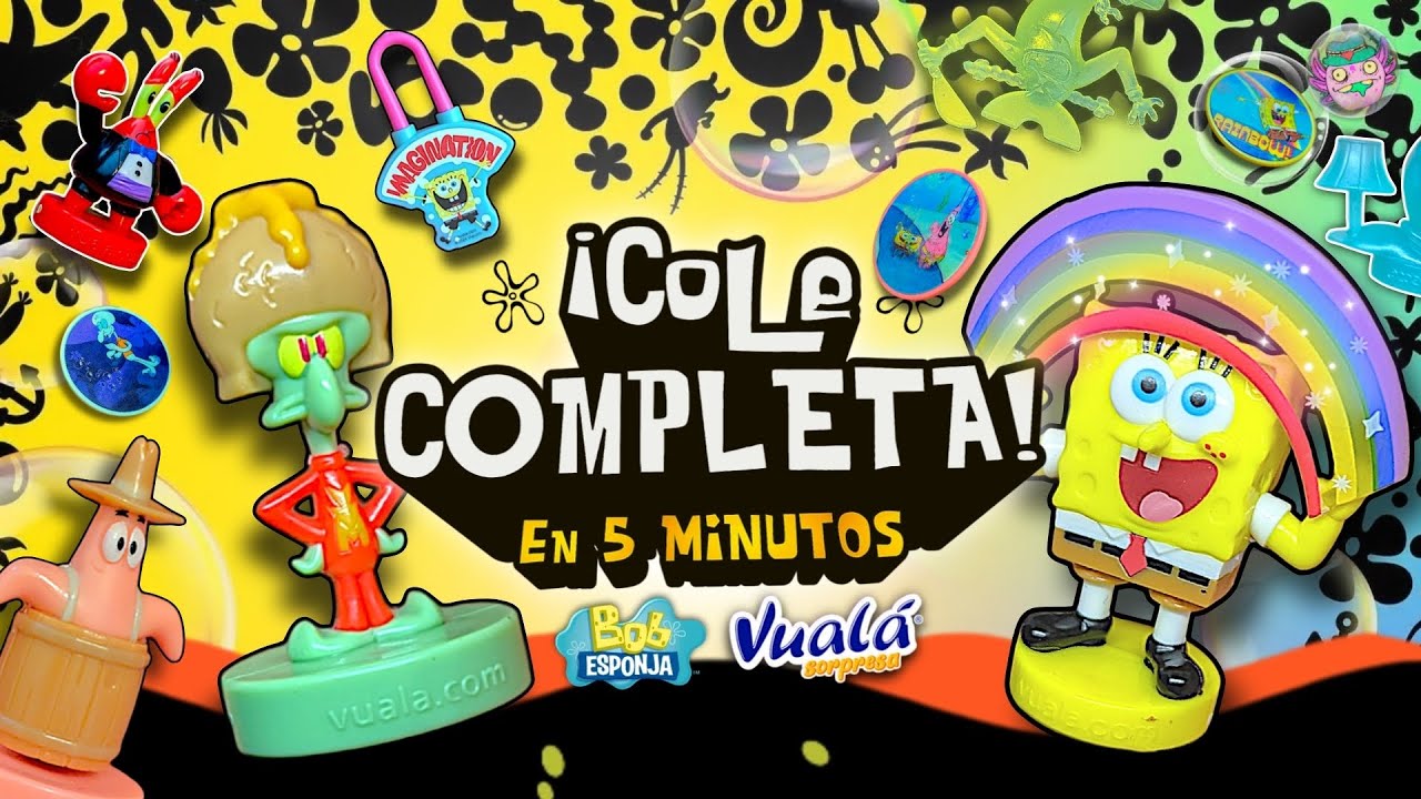 🔥Te MUESTRO la COLECCIÓN COMPLETA Bob Esponja de VUALÁ 2024 en MENOS de 5 minutos🥐