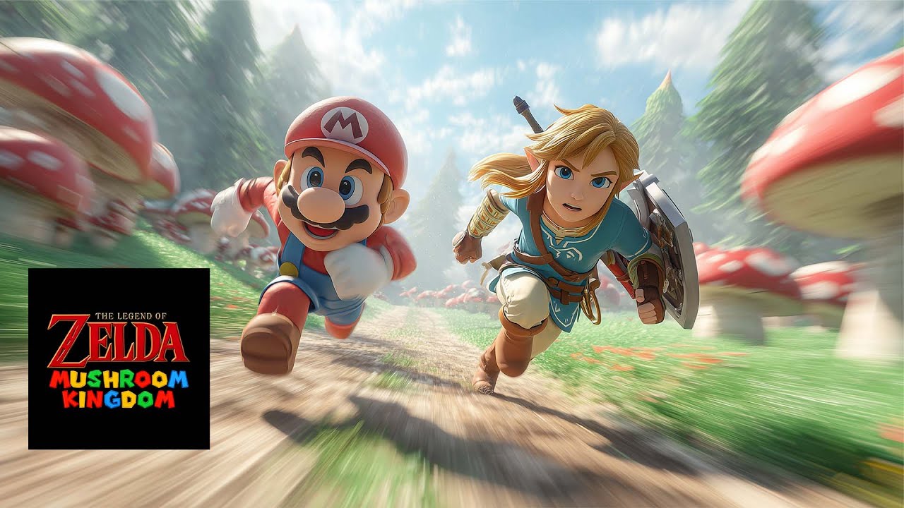 The Legend of Zelda: Mushroom Kingdom | AI Fan Trailer
