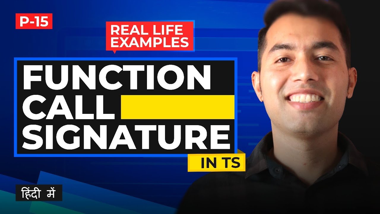 #15: Call Signatures in TypeScript with Real-life Examples & Best Practices 🧑‍💻