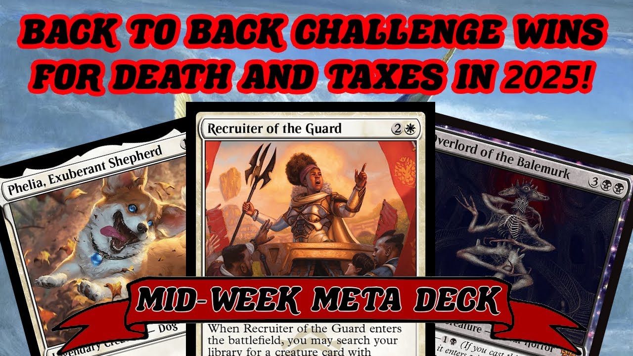 BACK TO BACK CHALLENGE WINS FOR DEATH AND TAXES IN 2025! Legacy Orzhov DnT Midrange Deck MTG