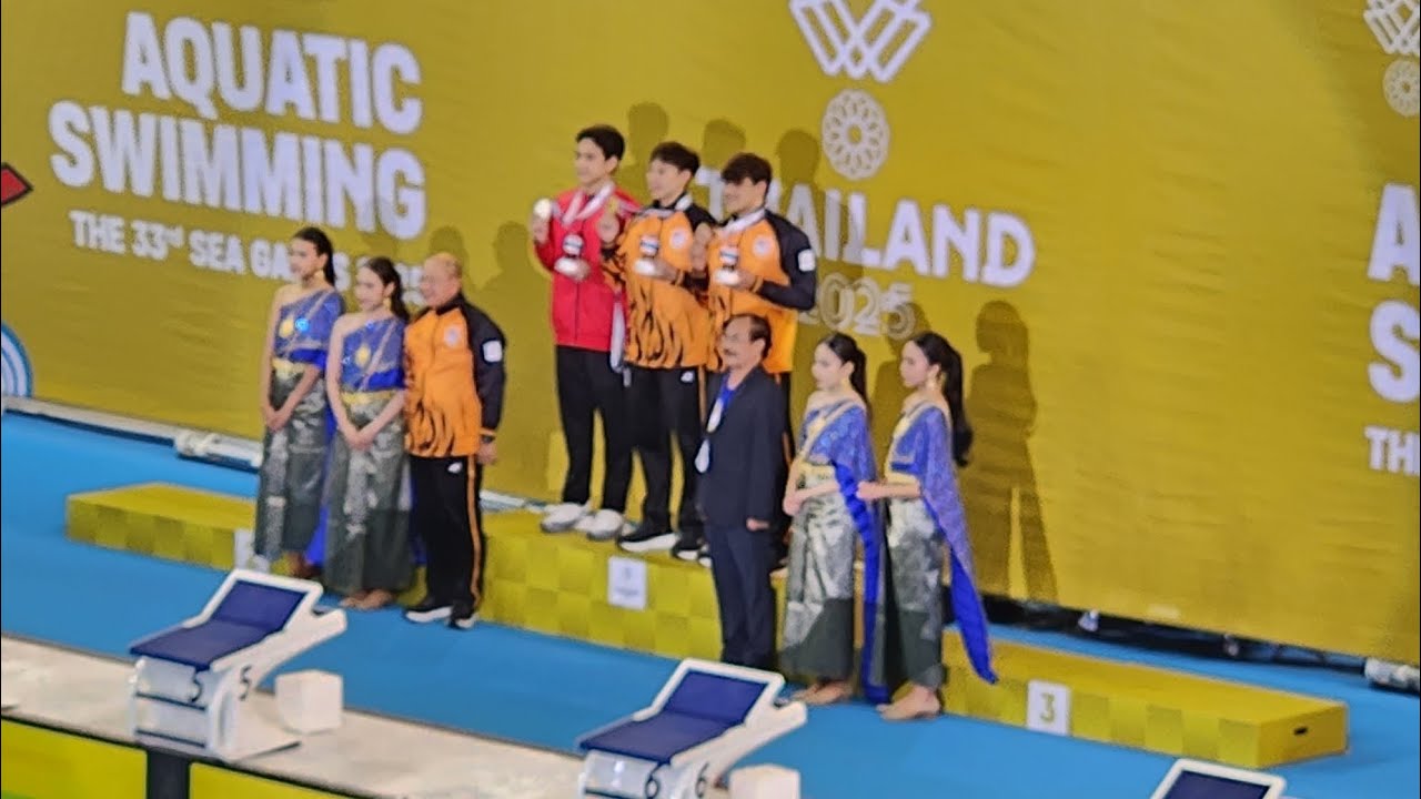 Steve - Prize Giving (200m Freestyle) GOLD (13/12/25) SEAGAMES 2025
