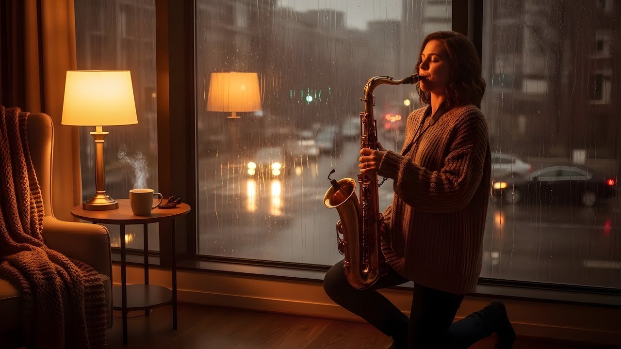 Saxophone Lo-Fi R&B Grooves • Soft Jazz Vibes • Soft Cafe Ambience • Mindful Calm • Study Session