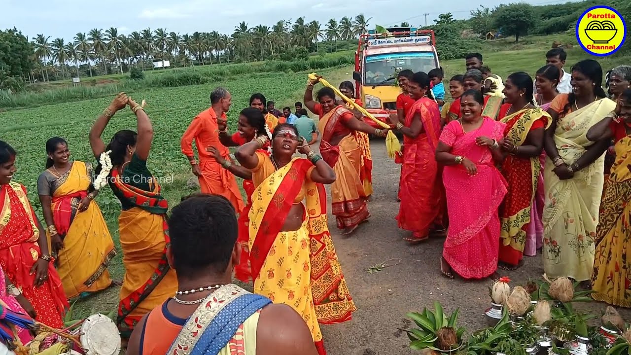பராசக்தி அழைப்புபில் பெண்கள் சாமி ஆட்டம் | Sami Attam | Parotta Channel. 