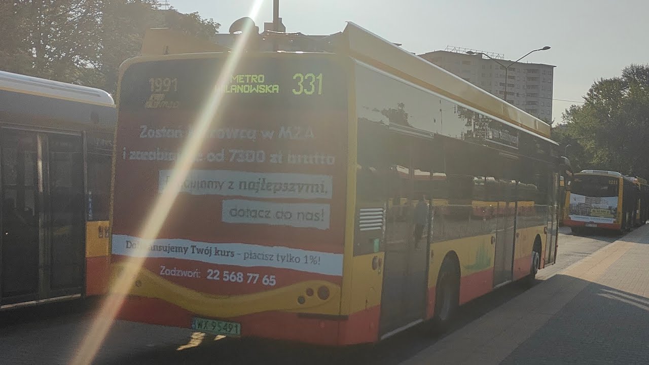 Linia 331 przez Osmańska DHL - Ursus C12LFE Citysmile 