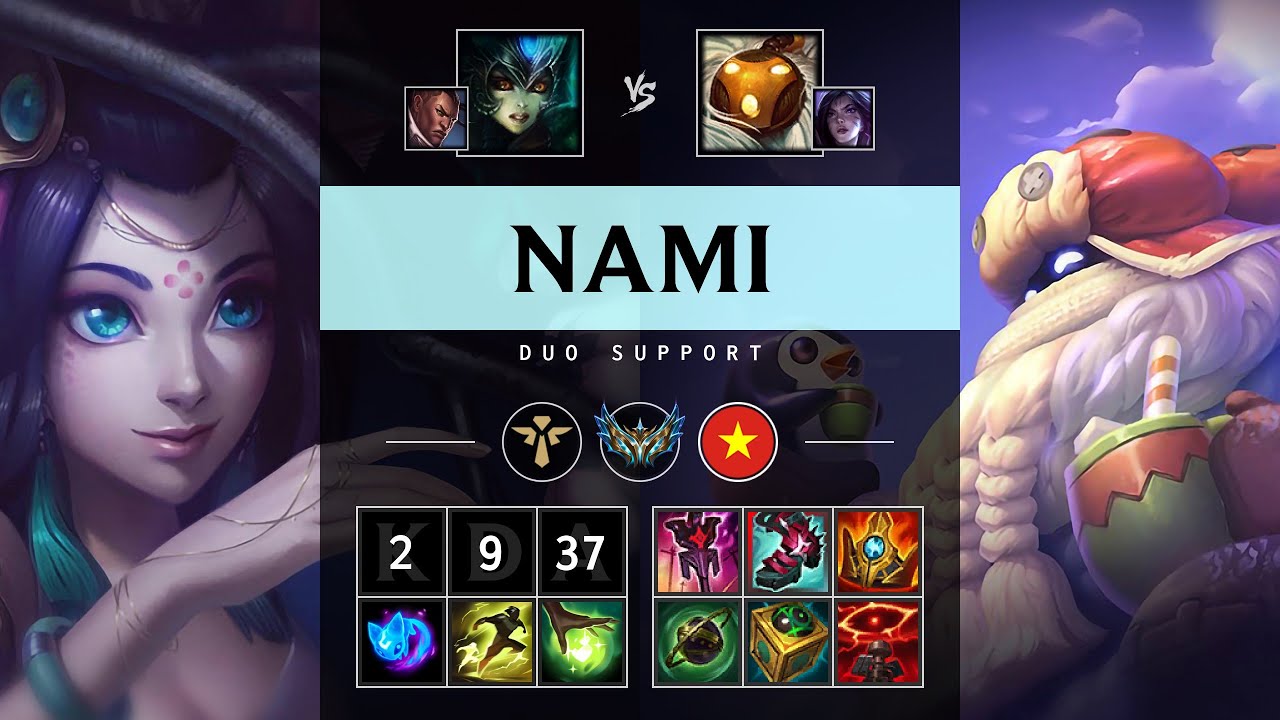 Nami Support vs Bard - VN Challenger Patch 25.13
