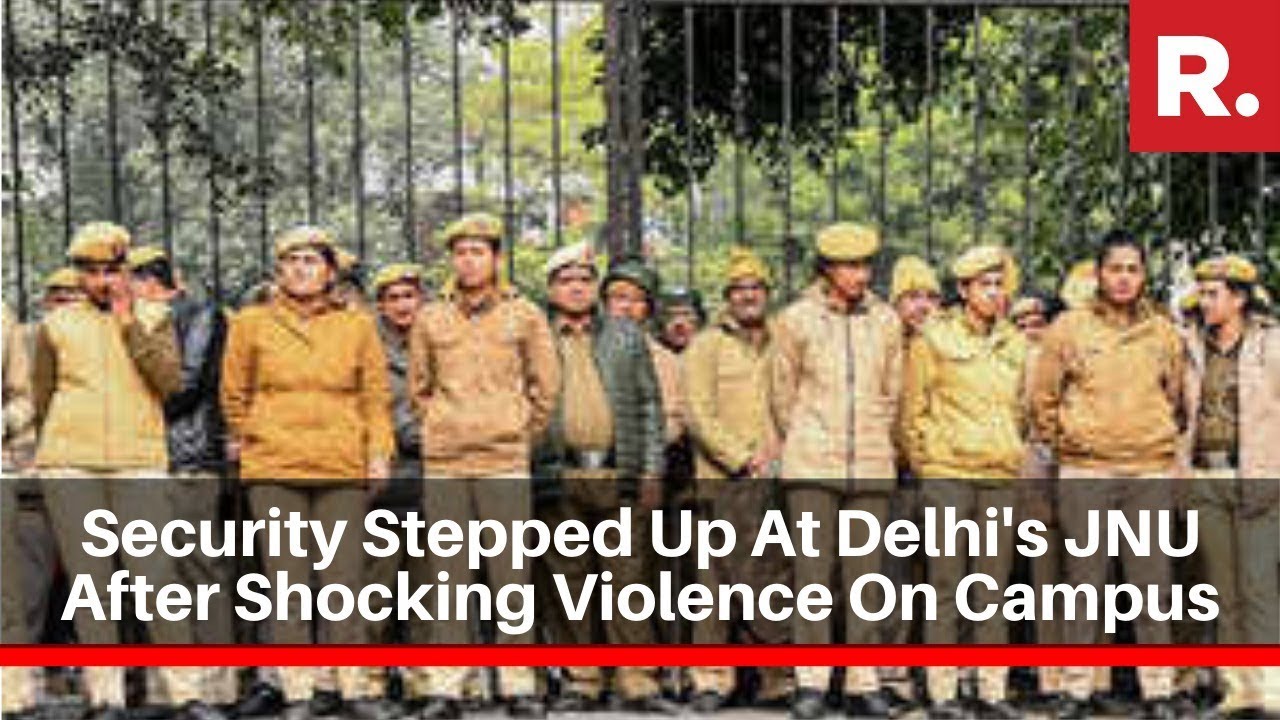 Security Stepped Up At Delhi's JNU After Shocking Violence On Campus
