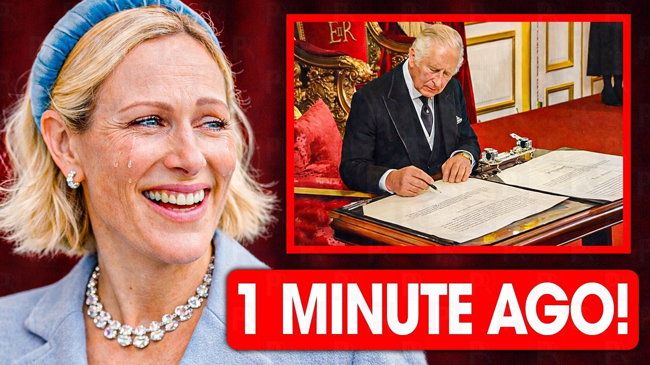 Zara Tindall BREAKS In TEARS After Charles Makes Huge Announcement On Royal Title