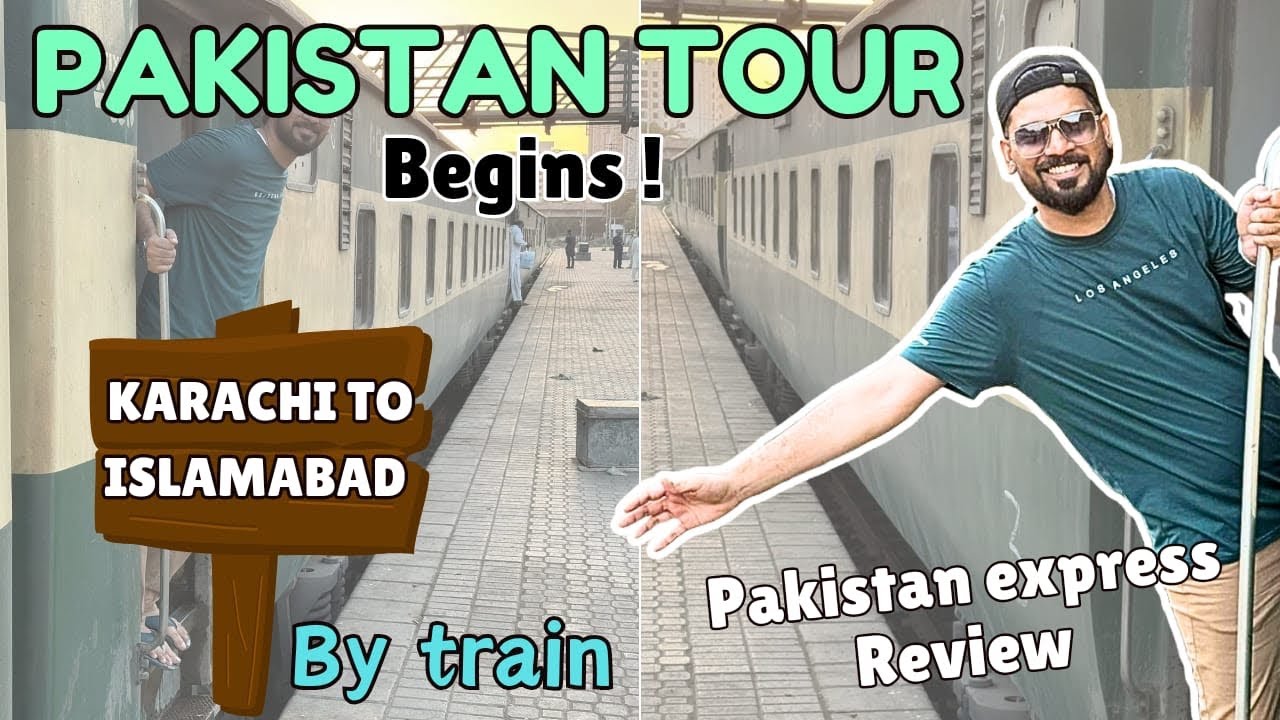 Karachi To Islamabad by train | pakistan Express ne Khuar 😡| Chalti train me Kadhai Pak gayee
