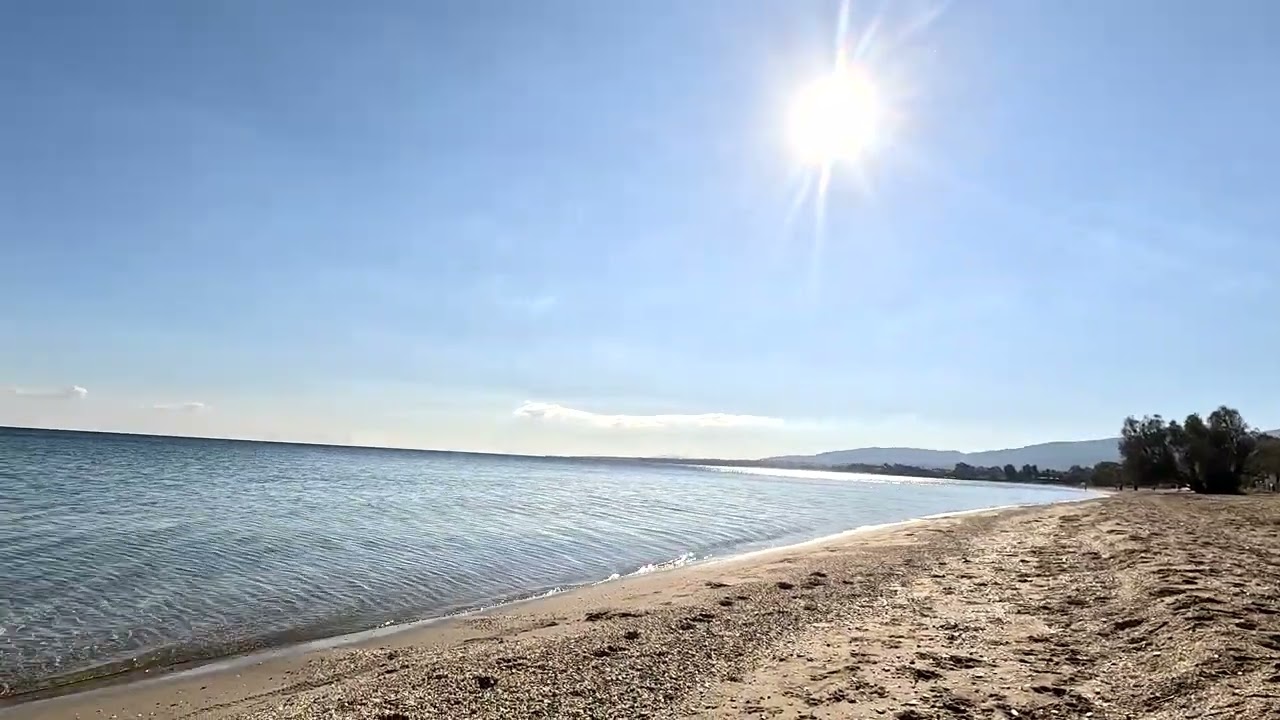 ☀️ A Scenic Winter Walk: Nea Makri - Marathon, Greece
