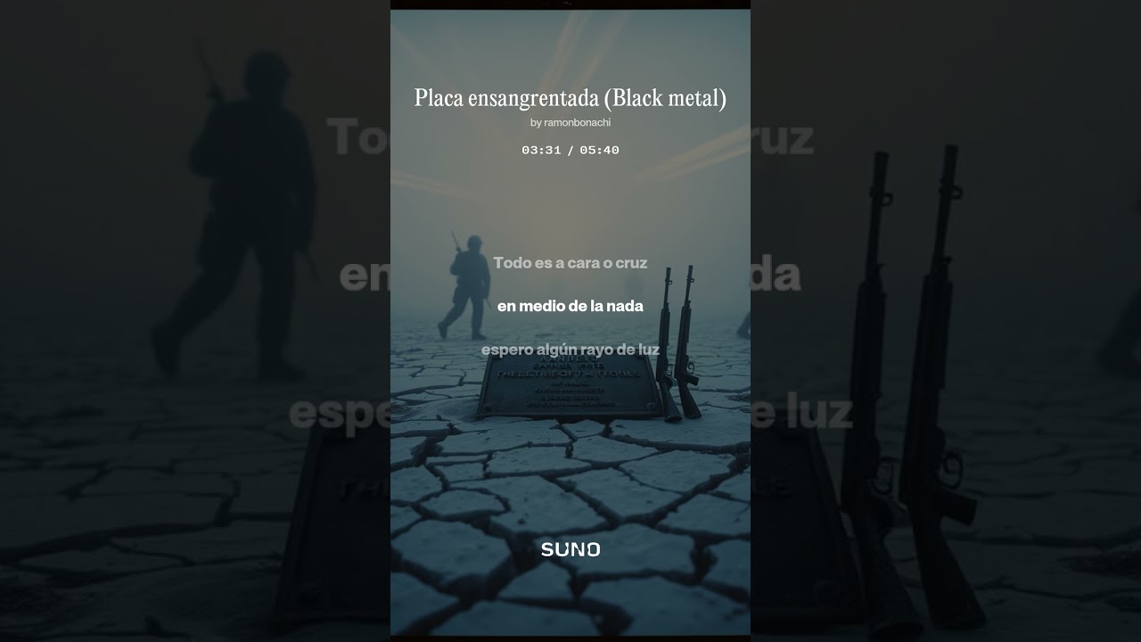 Placa ensangrentada Black metal