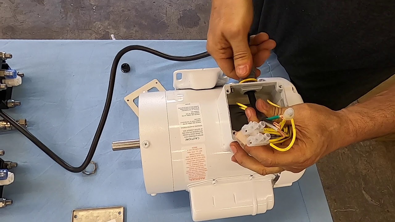 6. SeaWater Pro Watermakers - wiring the AC motor 110/230 v. visit us at www.SeaWaterPro.com