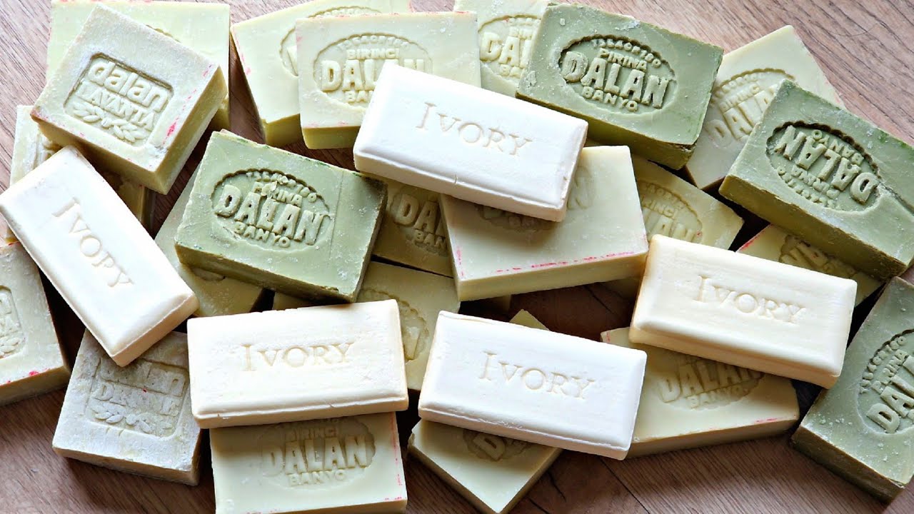 ASMR SOAP. 🤍💚Резка сухого мыла. Satisfying video💚🤍