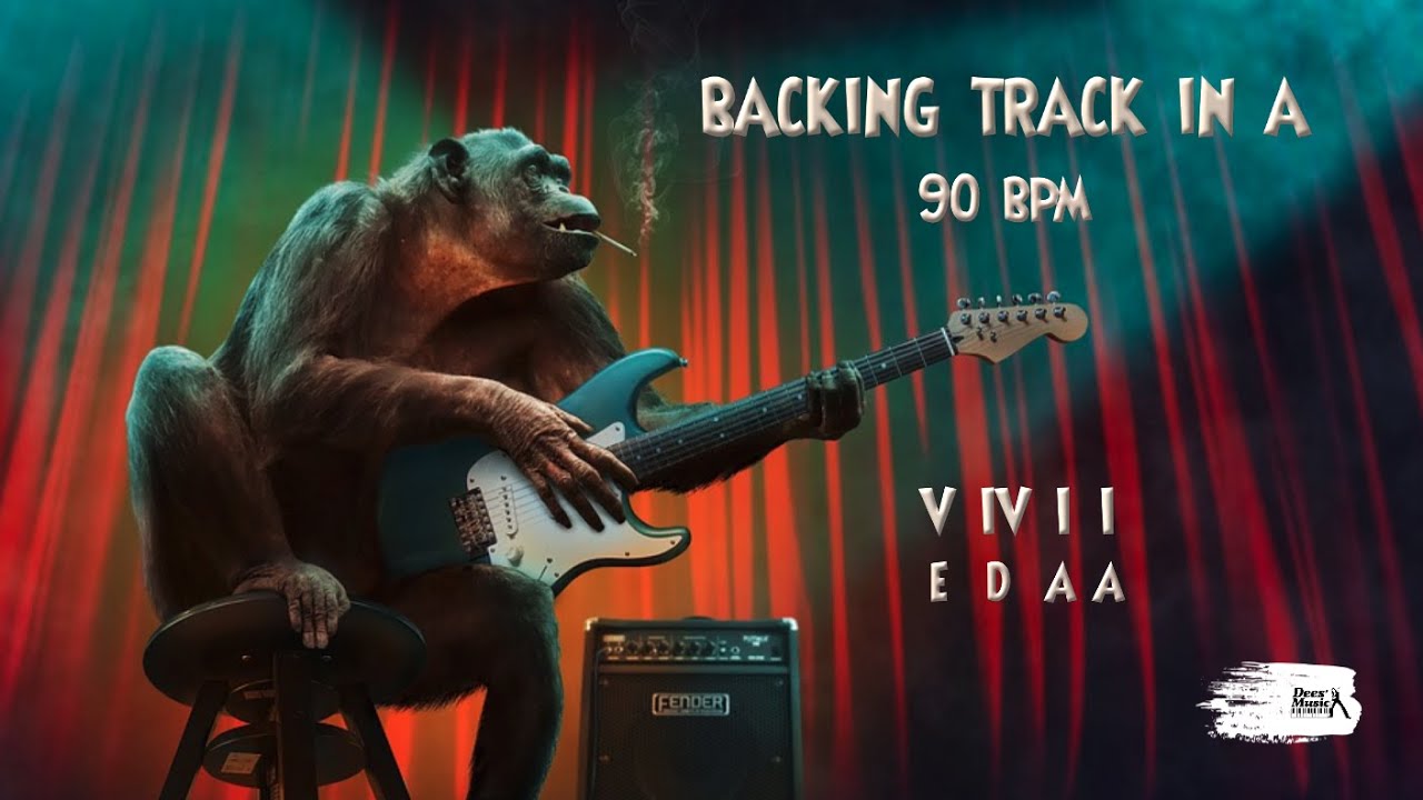 Backing Track in A    V IV I I  @ 90 bpm