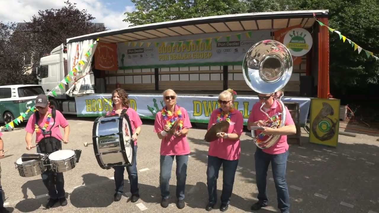 Feestkapel De Blaasbalgen Leidschendam 8e  Hoogland Dweilland 2 juli 2023 Hoogland Amersfoort
