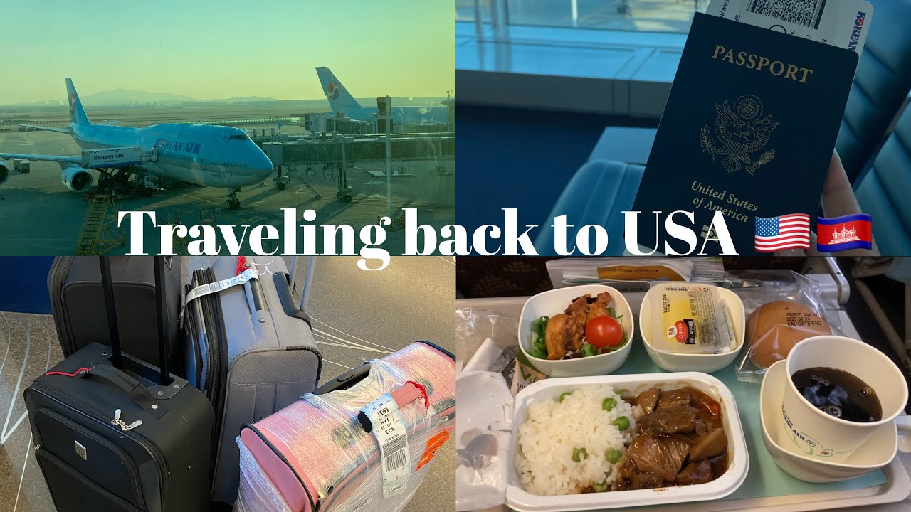 Traveling back to USA ធ្វើដំណើរទៅអាមេរិកវិញ| travel tips| Cambodia Trip 2023 Vlog