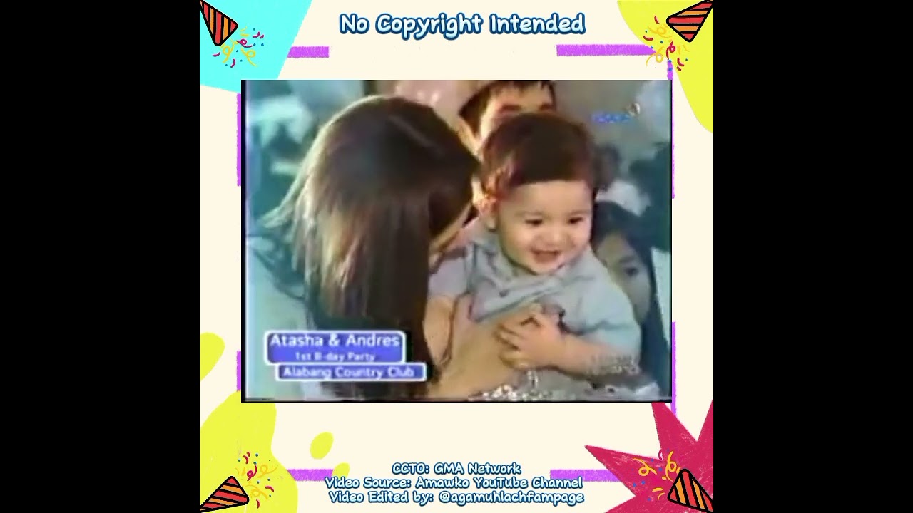 Muhlach Family 🎊Atasha and Andres Muhlach First Birthday Celebration 🎊 -Throwback-
