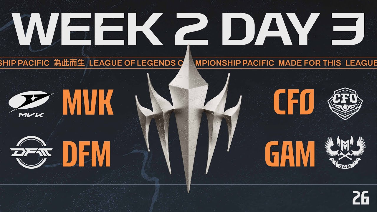 [JP] MVK vs CFO | DFM vs GAM | LCP 2026 Split 1 Regular Season Week 2 Day 3