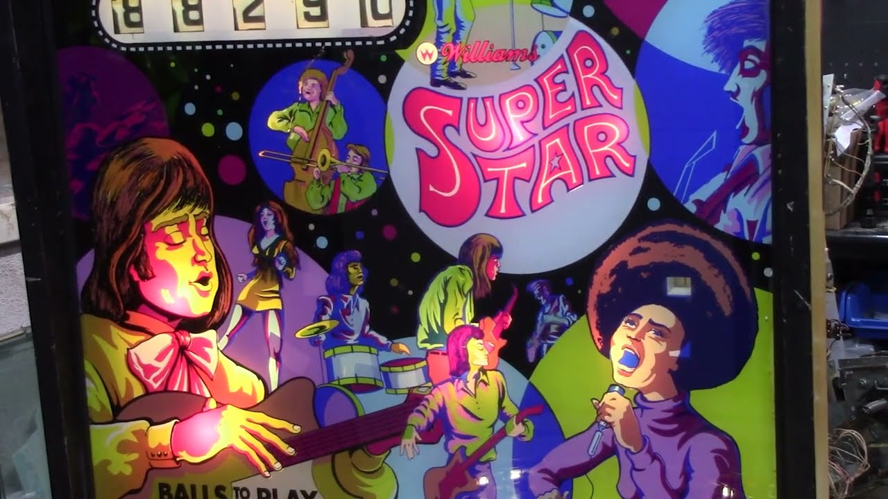 1972 Williams SUPER STAR pinball machine